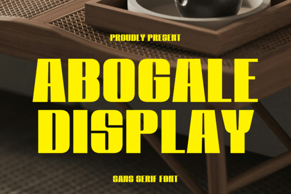 Abogale: The Bold Sans Serif Typeface for Modern Editorial Design