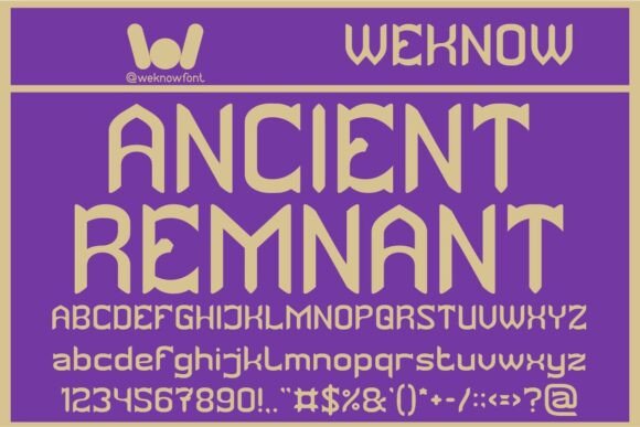 Ancient Remnant: The Perfect Typeface for Editorial Design