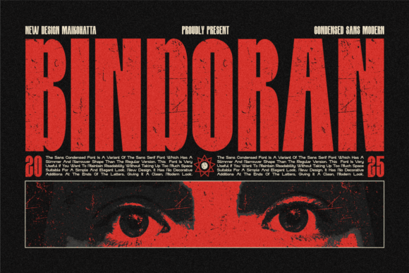 Bindoran: A Designer’s Take on a Modern Sans Serif