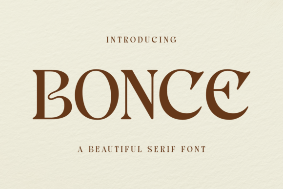 Bonce: The Serif Typeface That Elevates Small Business Branding