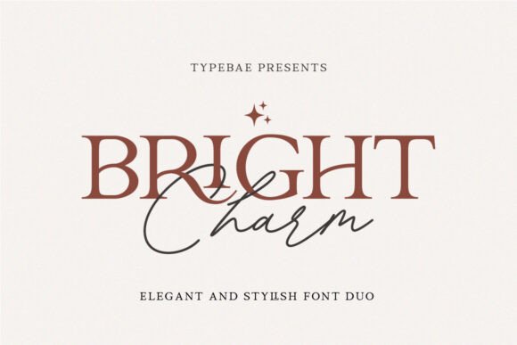 Bright Charm: The Perfect Serif Typeface for Handmade Branding