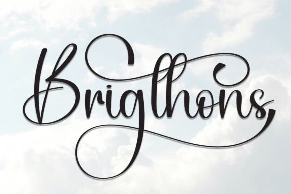 Brigthons: A Stylish Script Font for Modern Branding