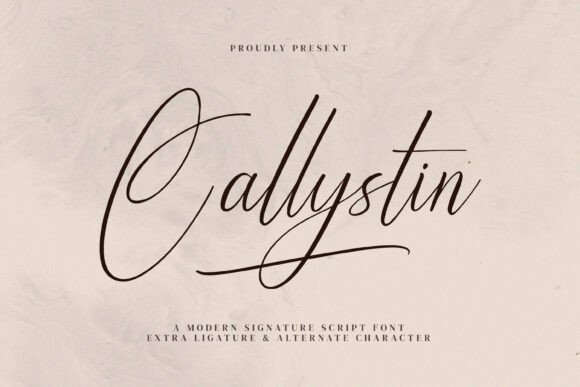 Callystin: The Elegant Script Font for Professional Branding