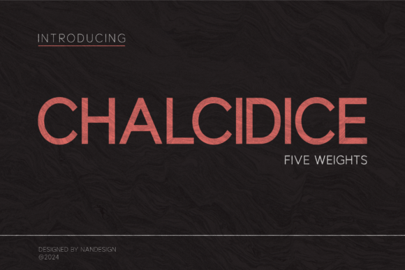 Chalcidice: The Modern Sans Serif Typeface for Handmade Brands