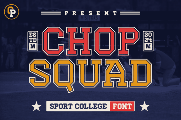 Chop Squad: A Modern Serif Typeface for Bold Digital Branding