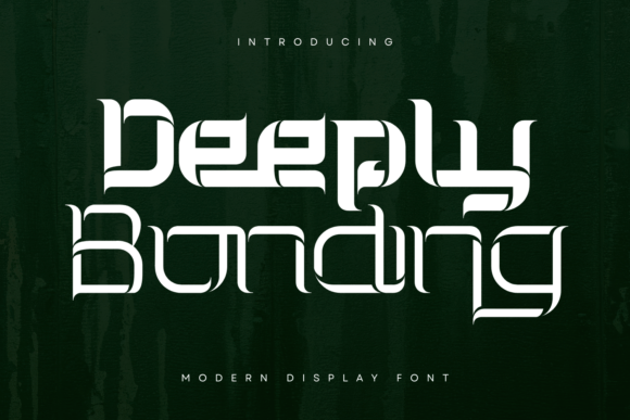 Deeply Bonding Font for Modern Branding Projects