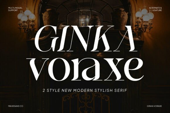 Ginka Voraxe: A Modern Serif for Editorial Design