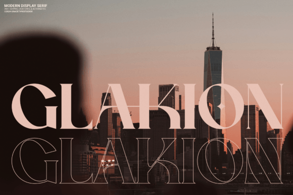 Glakion: The Modern Serif Typeface for Handmade Brands