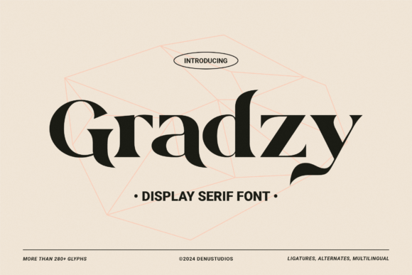 Gradzy: The Premium Serif Font for Scroll-Stopping Visuals