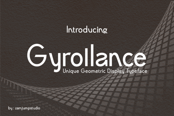 Gyrollance: A Modern Script Amp for Editorial Design