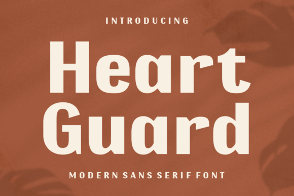 Heart Guard: A Modern Sans Serif for Editorial Design