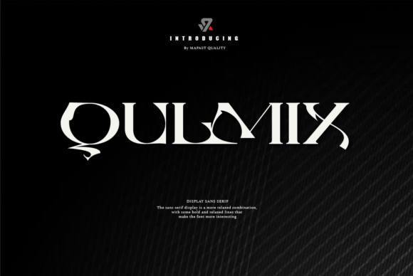 Qulmix Typeface: A Modern Display Font for Digital Brands