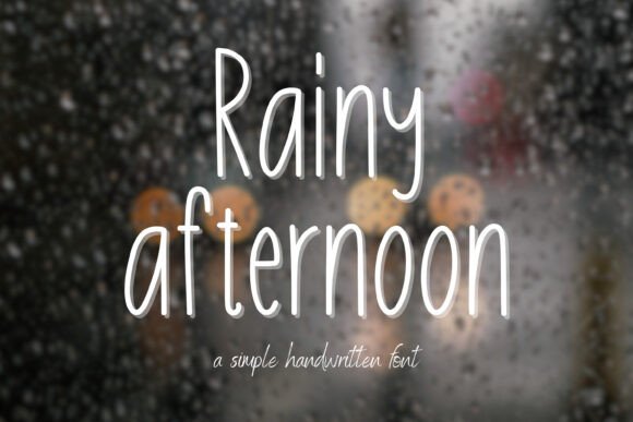 Rainy Afternoon: The Perfect Typeface for Small Business Branding