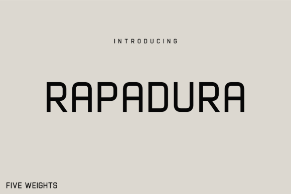 Rapadura: The Modern Sans Serif Typeface for High-Impact Campaigns