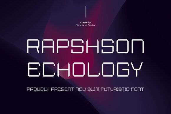 Raphson Ecology: The Futuristic Typeface for Modern Maker Brands