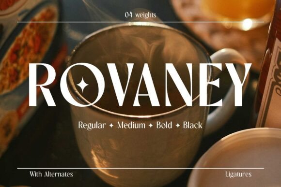 Rovaney: A Stylish Serif Font for Polished Branding