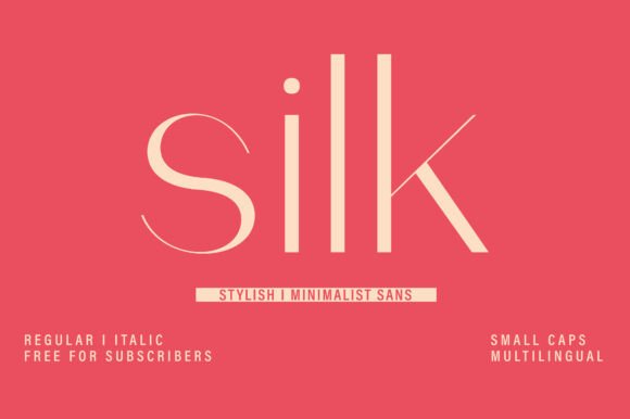 Silk: The Premium Sans Serif Typeface for Modern Campaigns