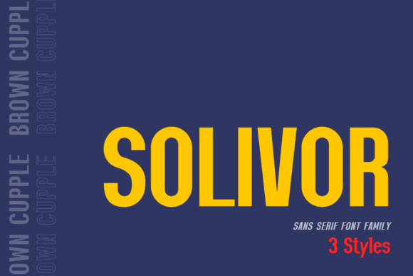 Solivor: A Modern Sans Serif Font for Branding Projects