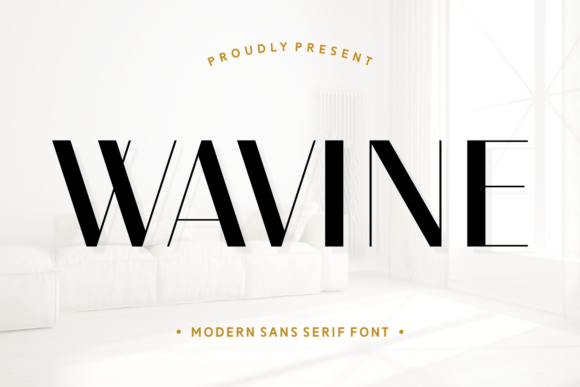 Wavine: A Modern Sans Serif Typeface for Elegant Branding