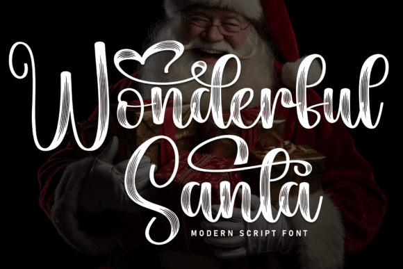 Wonderful Santa: The Perfect Script Font for Handmade Crafts