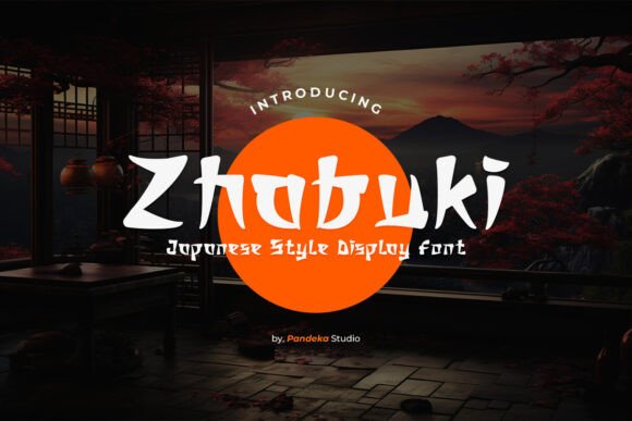 Zhabuki: The Premium Display Font for East Asian Inspired Campaigns